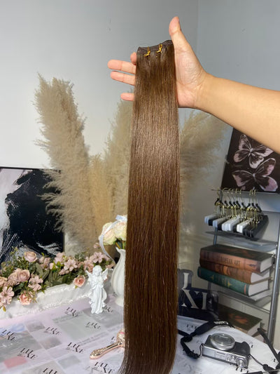 Chocolate Brown Raw Hair Bundle