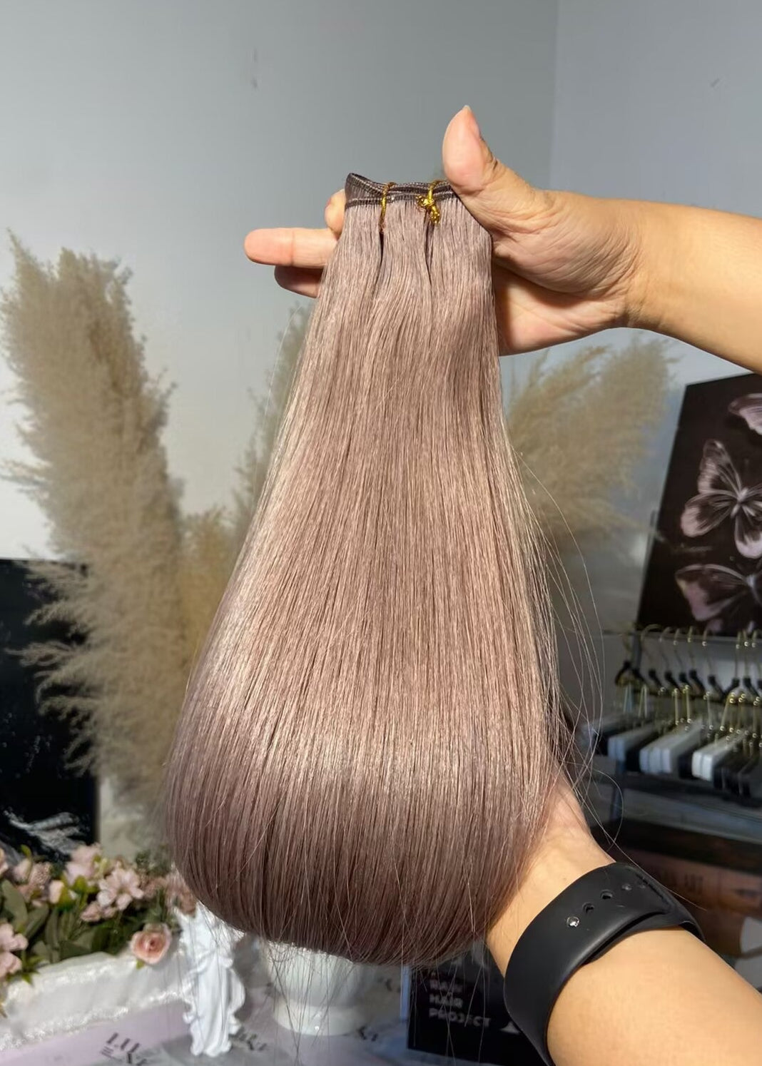 Dusty Lilac Raw Hair Bundle