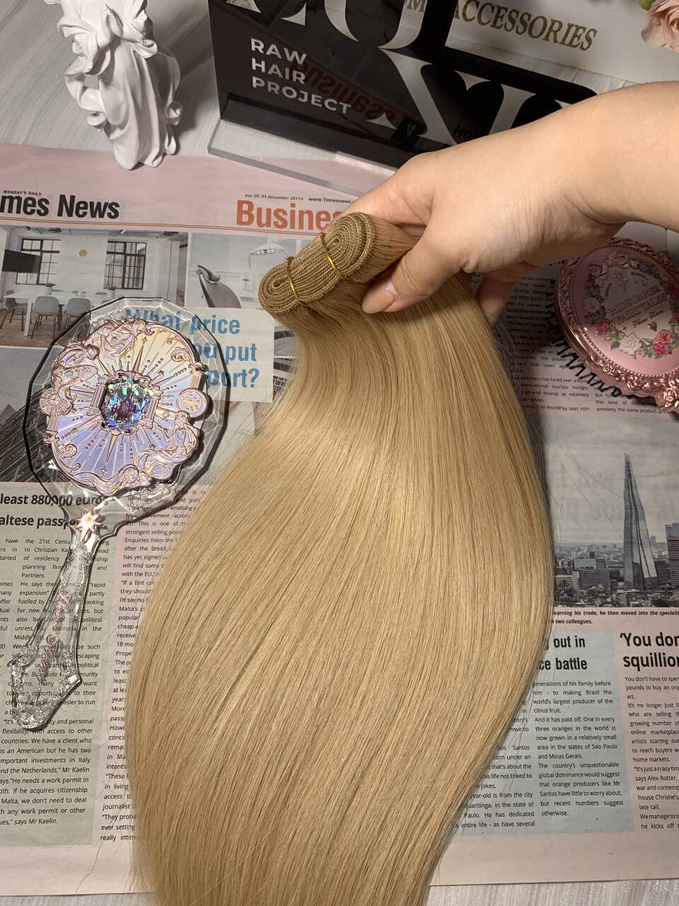 3 Colored Raw Hair Bundle Deals 18" 18" 18"