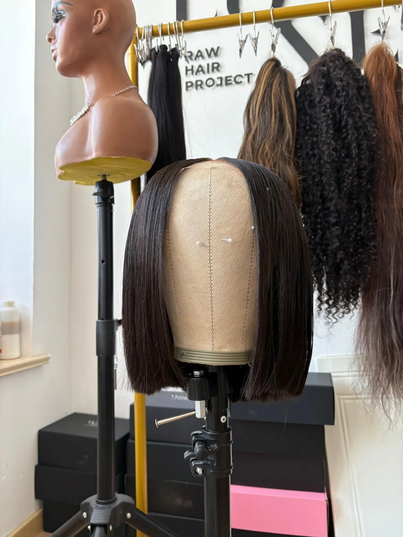 Virgin HD Natural Black Lace Wig 8"-18"