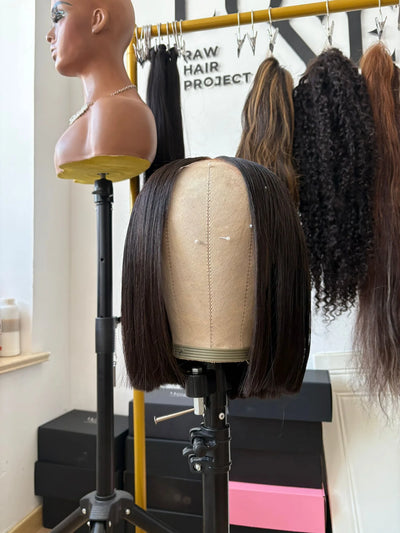 Virgin HD Natural Black Lace Wig 8"-18"