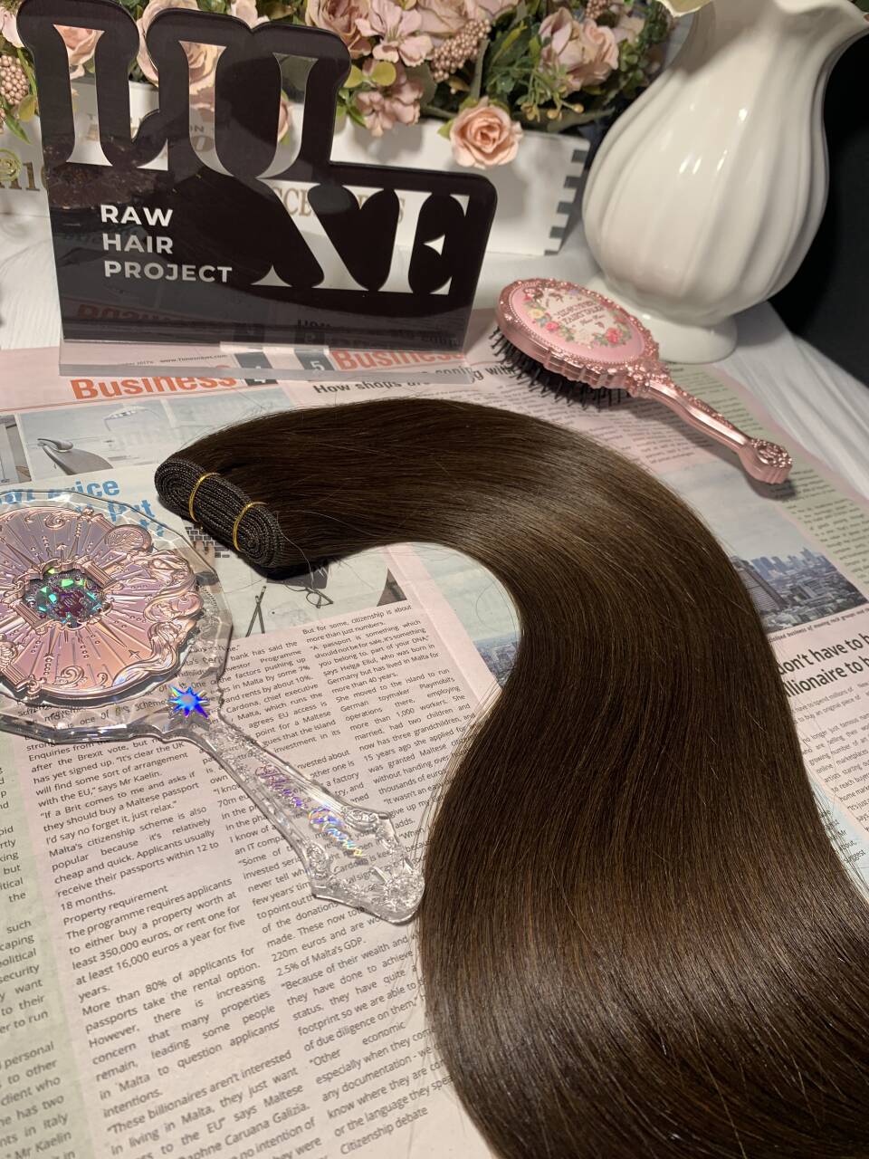 3 Colored Raw Hair Bundle Deals 20" 20" 20"