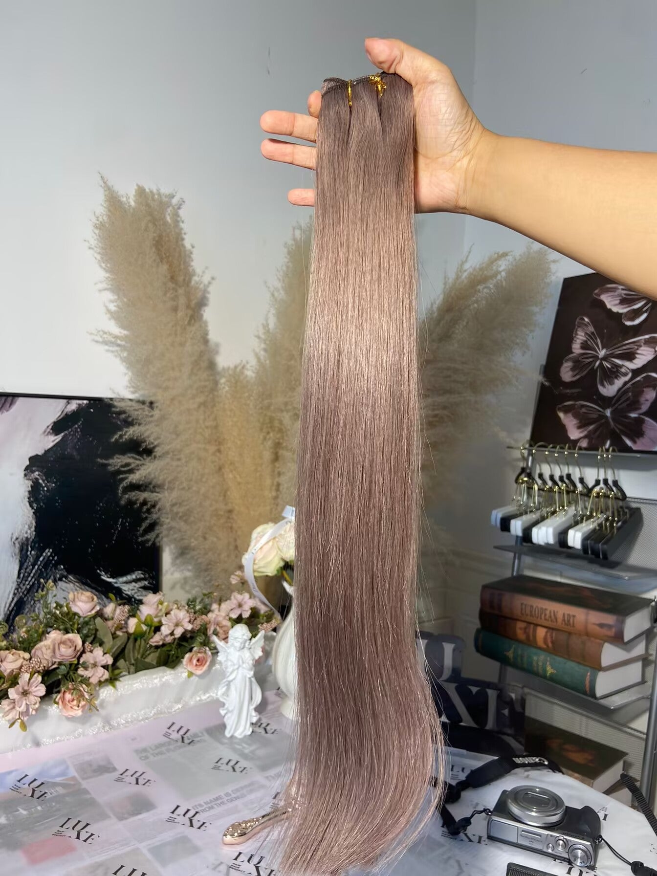 Dusty Lilac Raw Hair Bundle