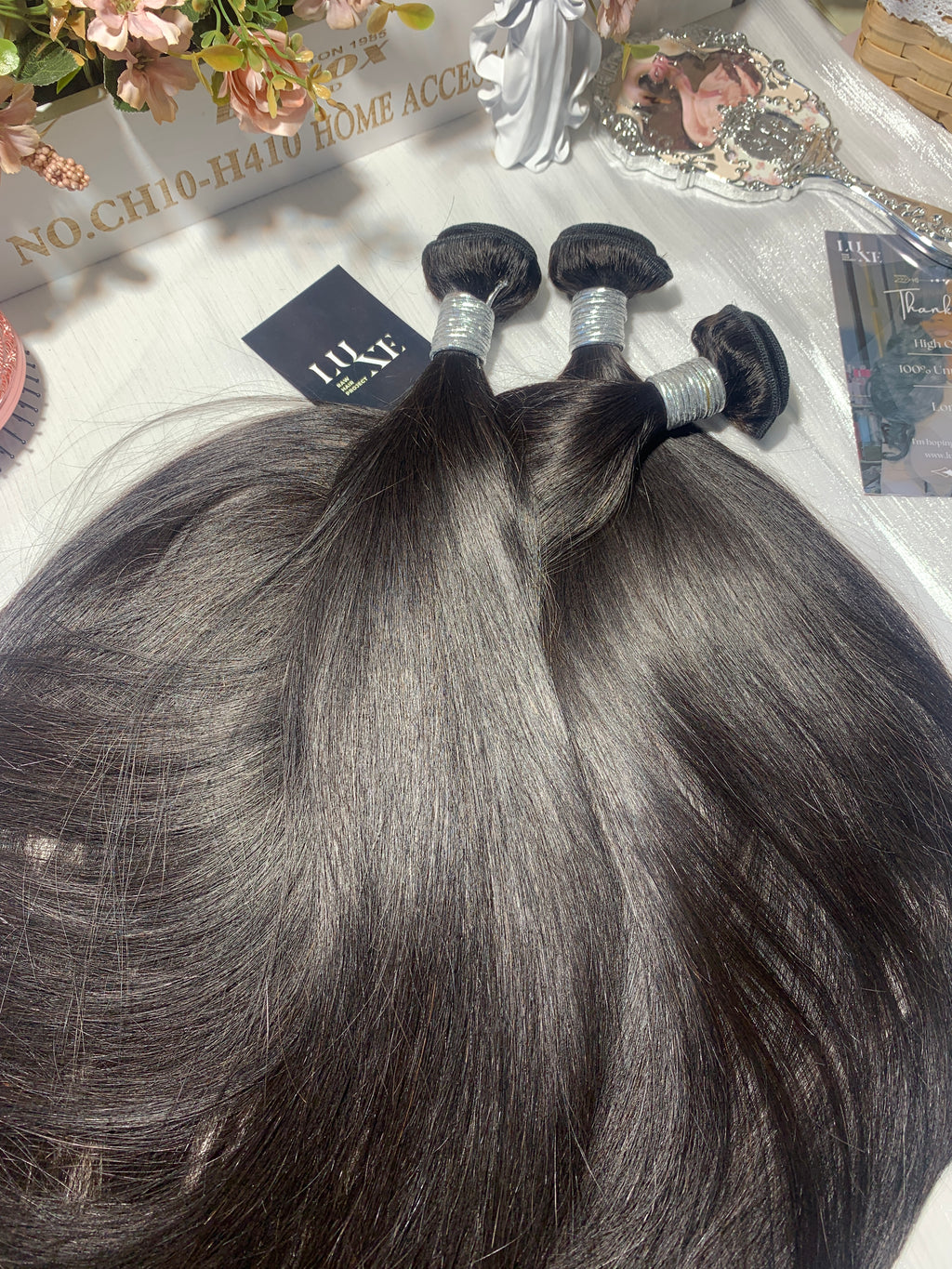 3 Premium Virgin Hair Bundles + HD Frontal DEAL