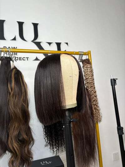 Virgin HD Natural Black Lace Wig 8"-18"