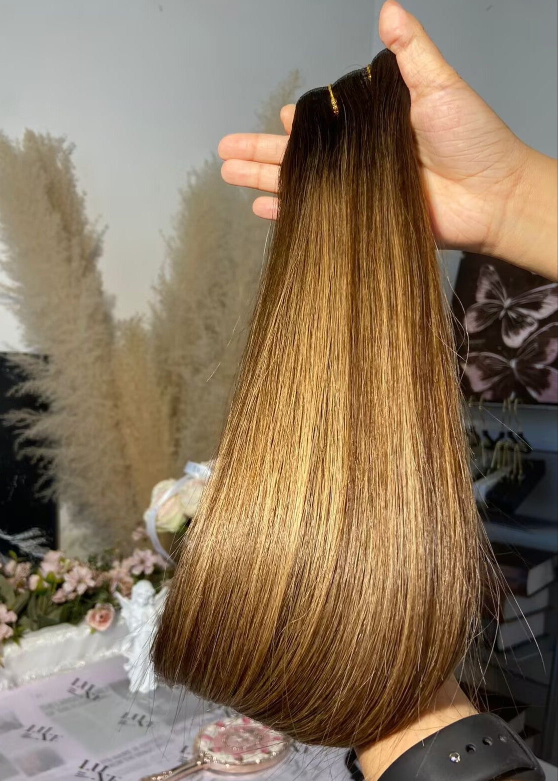 Toffee Swirl Raw Hair Bundle