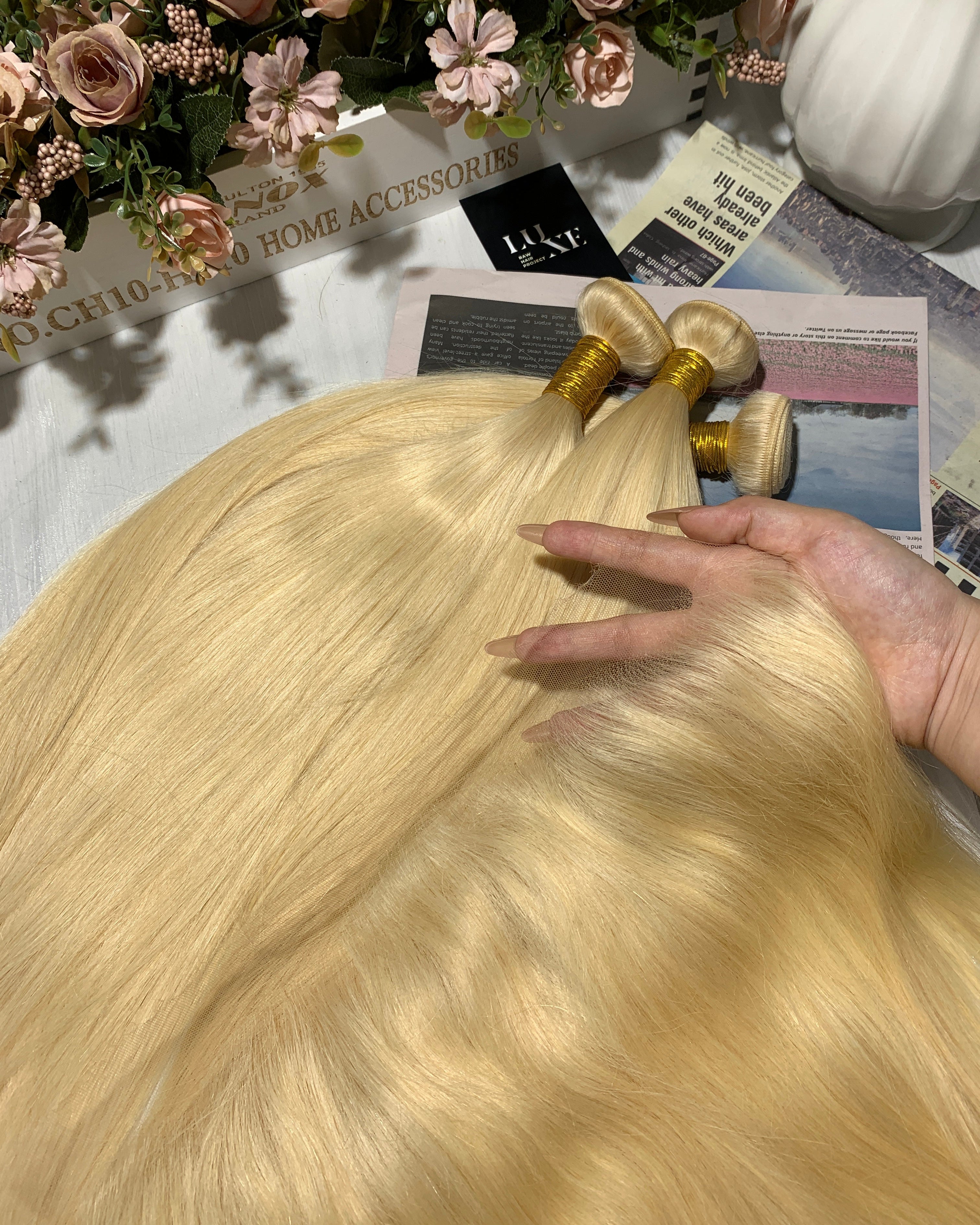 3 613 Virgin Hair Bundles + HD Frontal DEAL