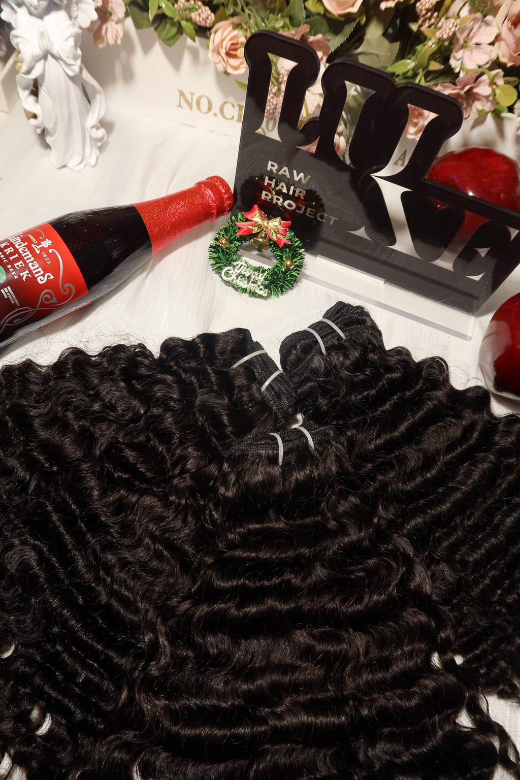 3 Raw Burmese Curly Bundles + HD Closure Deal