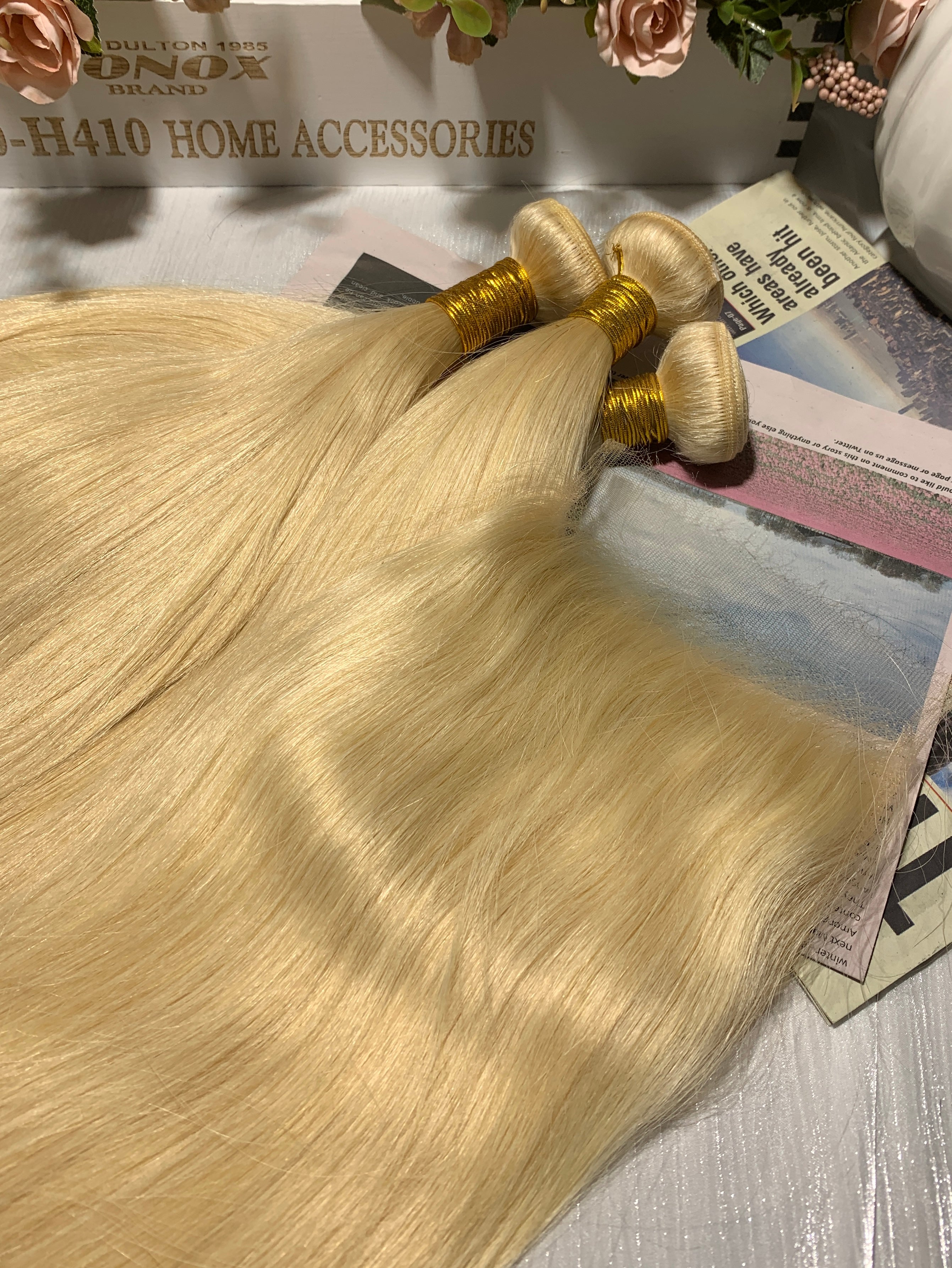 3 613 Virgin Hair Bundles + HD Closure DEAL