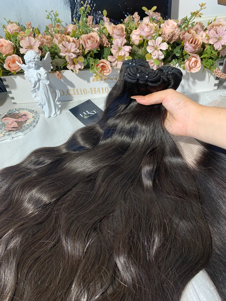 Raw Hair Natural Black Straight 10"-30"