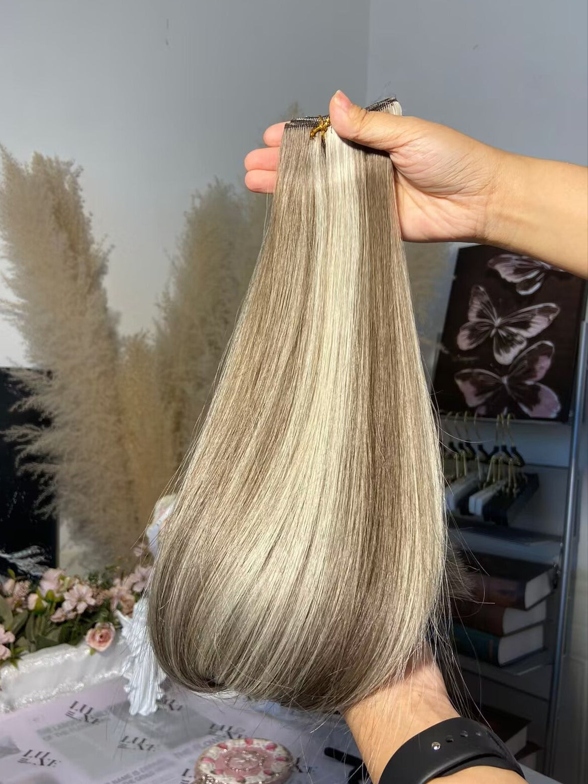 Silver Macaron Raw Hair Bundle