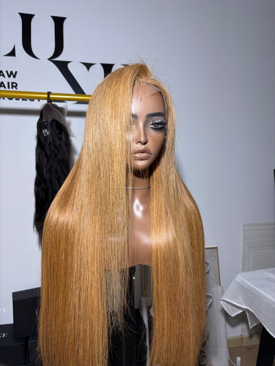 #27 Honey Blonde Colored Non Customized HD Wig