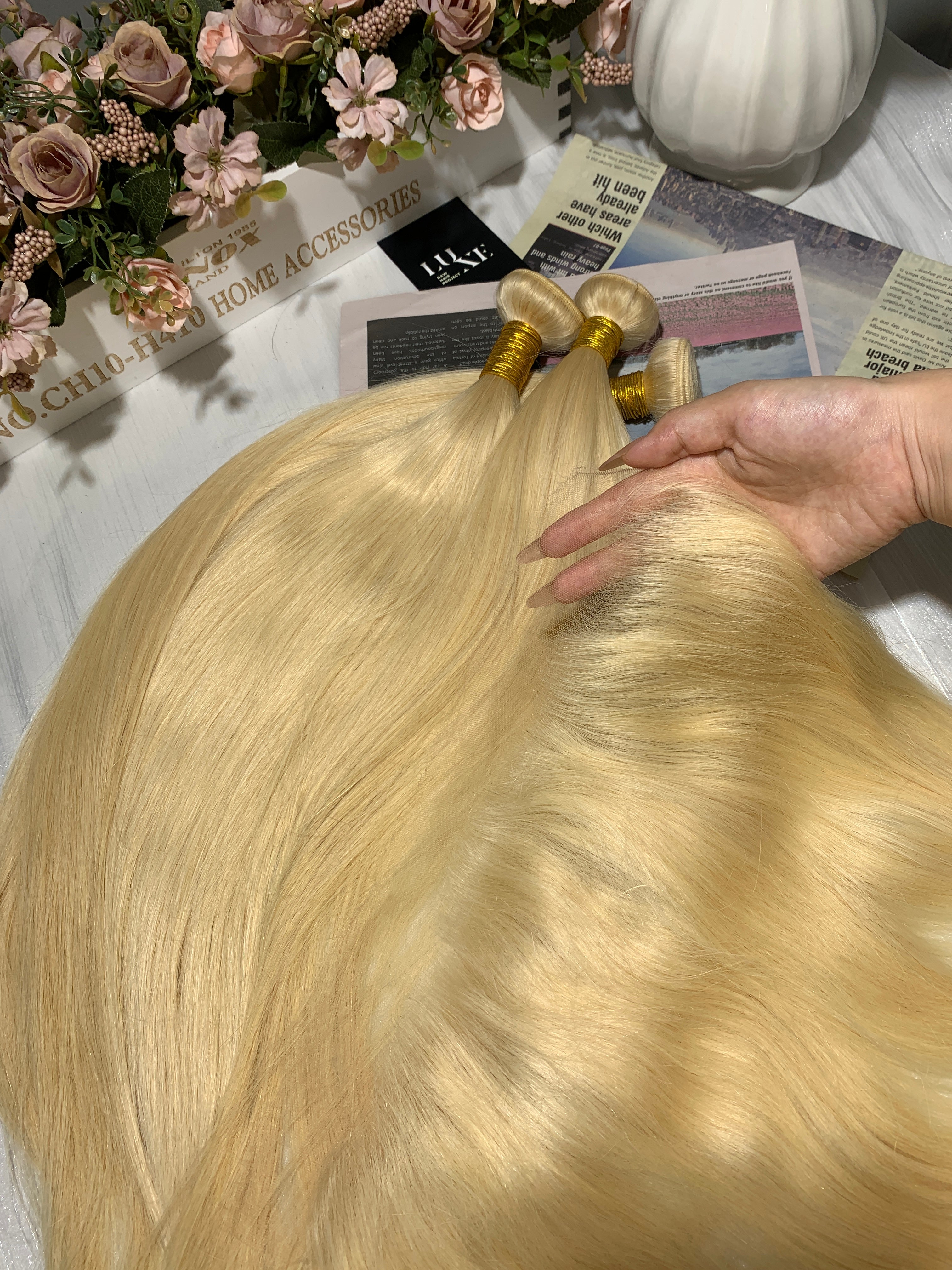 3 613 Virgin Hair Bundles + HD Frontal DEAL