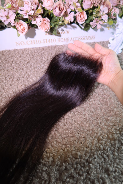 3 Premium Virgin Hair Bundles + FREE HD Closure DEAL