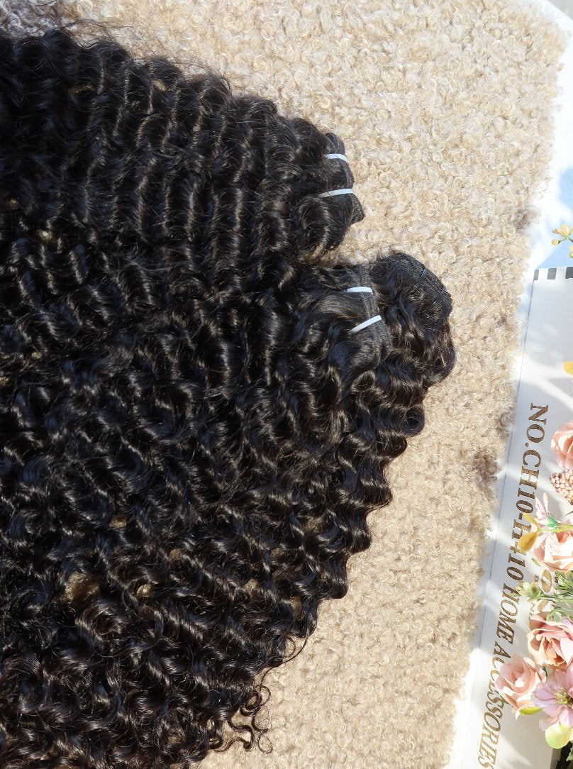 3 Raw Summer Curly Bundles + HD Closure Deal