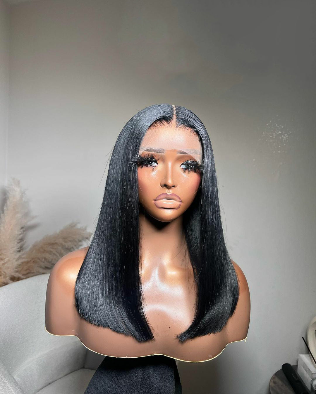 Jet Black Bob Wig