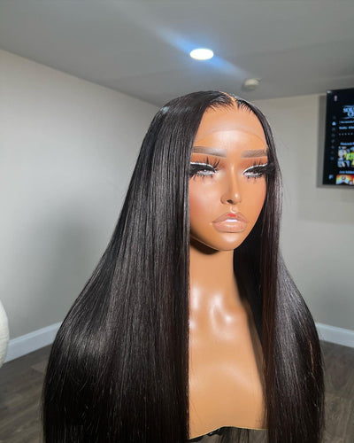 HD Lace Frontal Straight Natural Black Wig