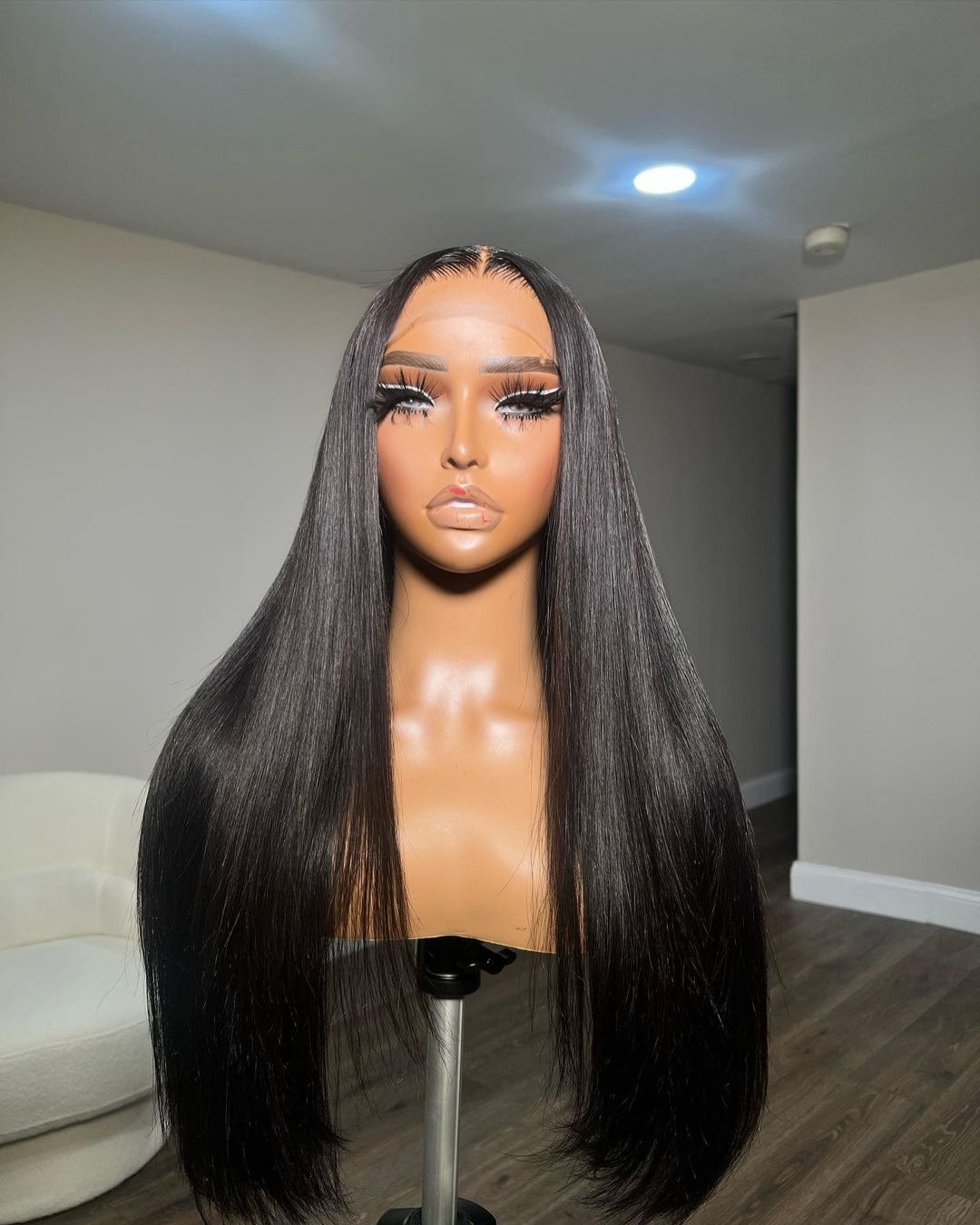 HD Lace Frontal Straight Natural Black Wig