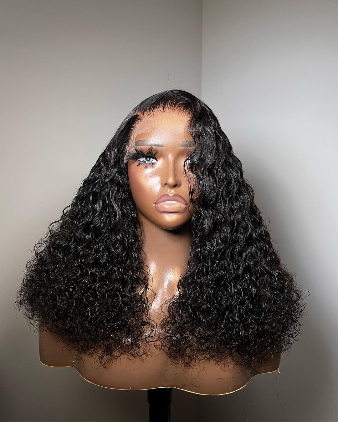 Lace Closure Burmese Curls Bob Wig