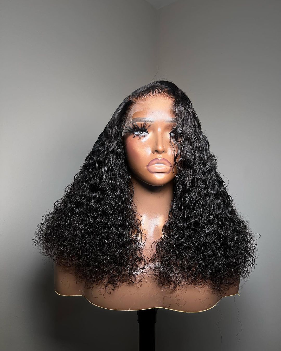 Lace Closure Burmese Curls Bob Wig