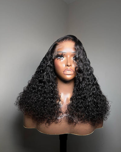 Lace Closure Burmese Curls Bob Wig