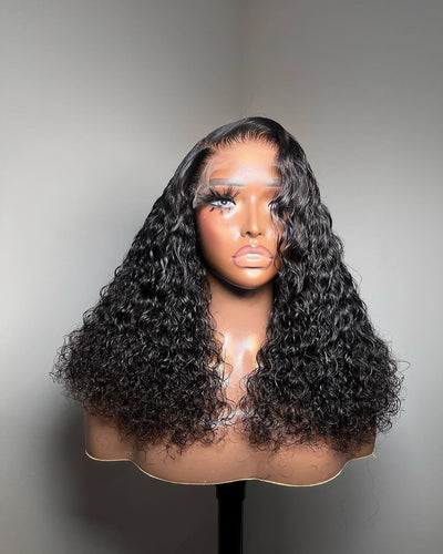 Lace Closure Burmese Curls Bob Wig