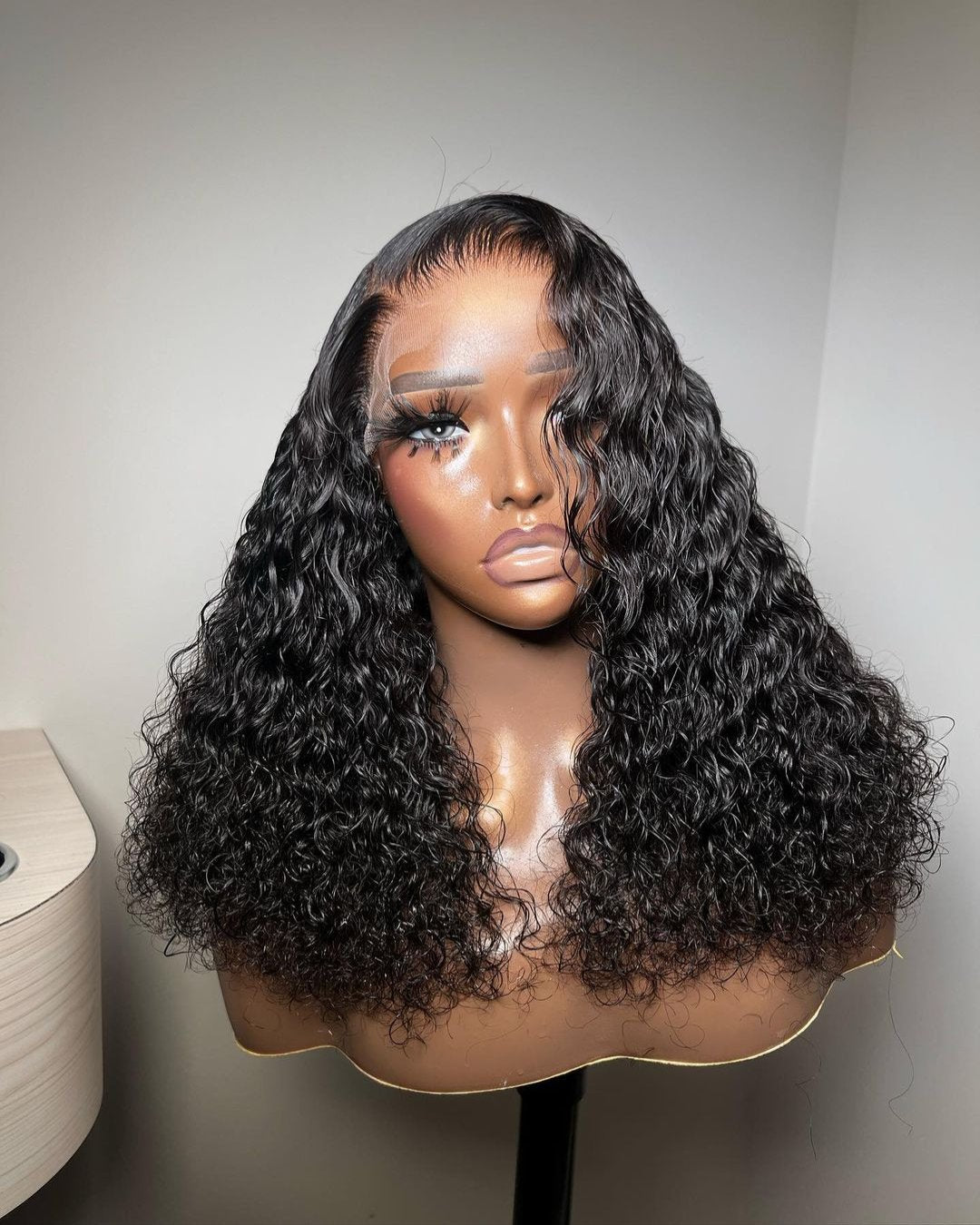 Lace Closure Burmese Curls Bob Wig