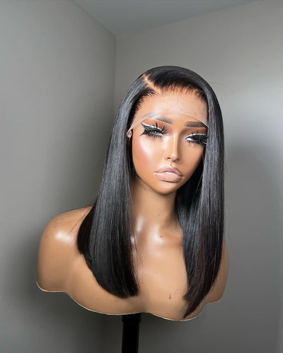 Jet Black Bob Wig