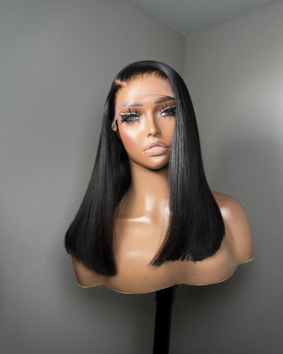 Jet Black Bob Wig