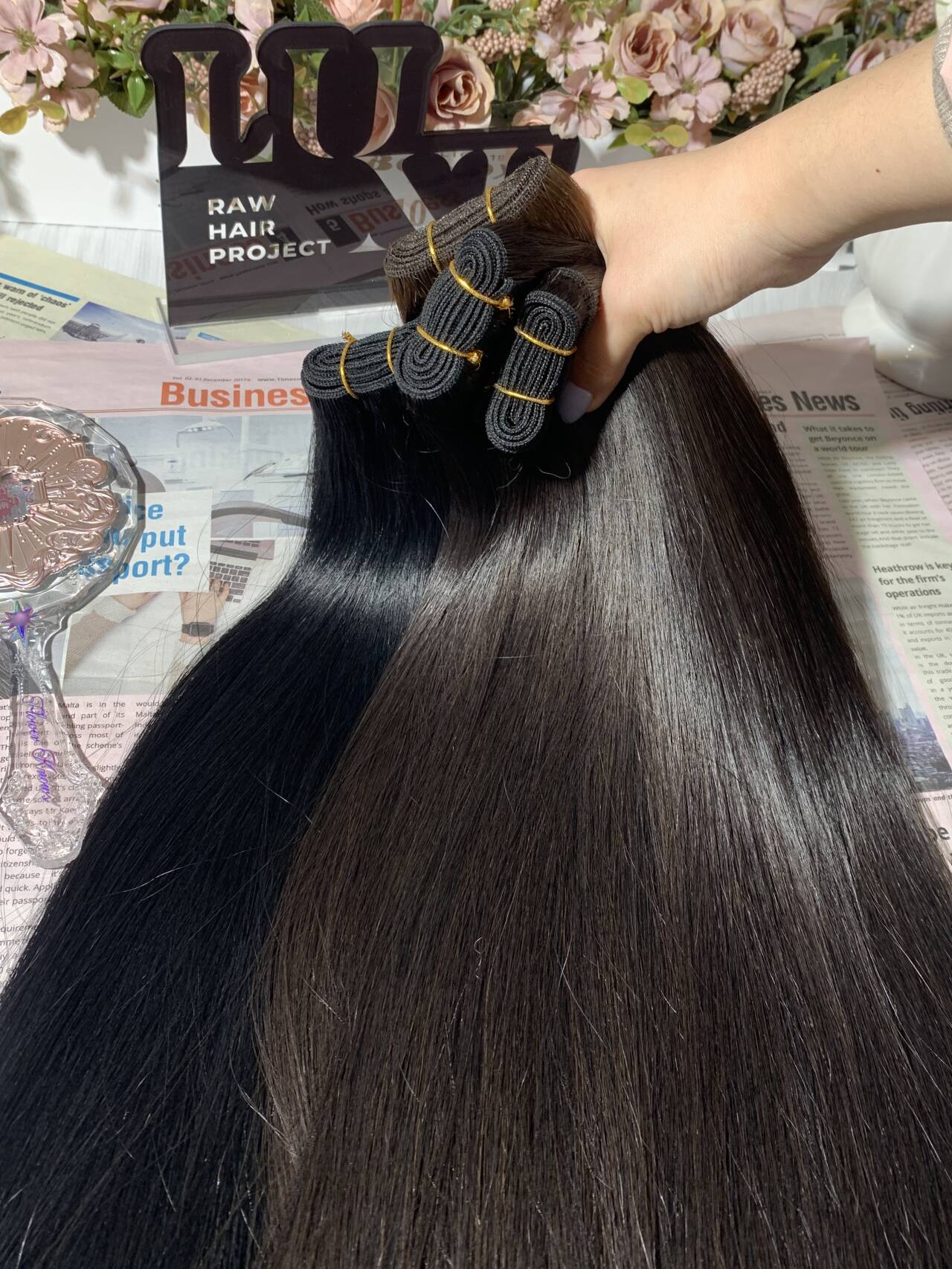 3 Colored Raw Hair Bundle Deals 20" 20" 20"