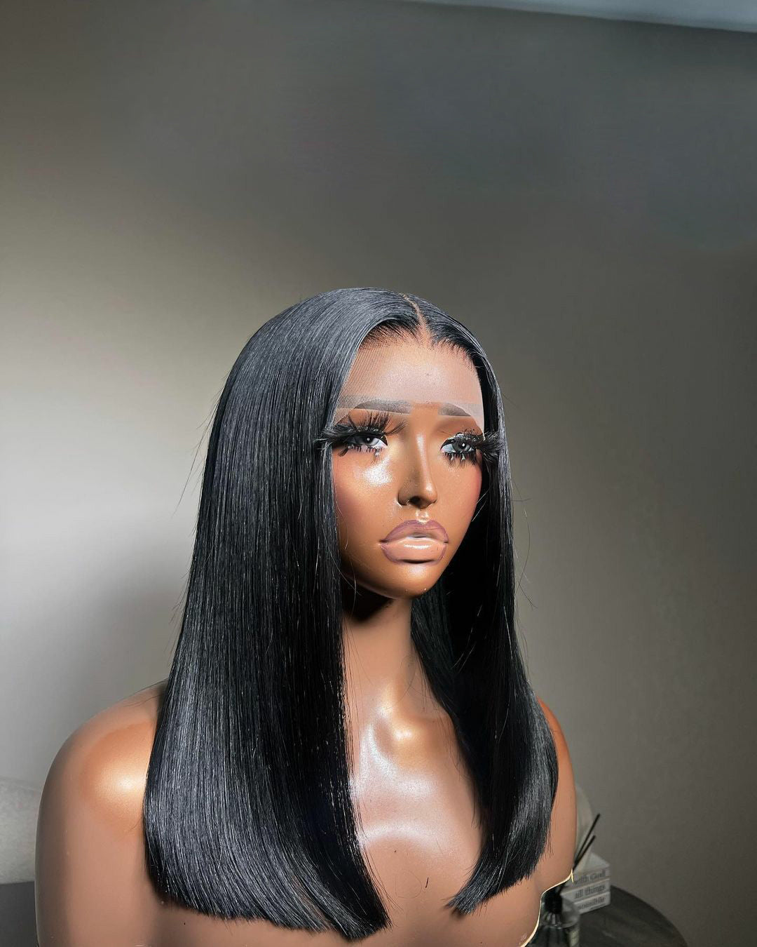 Jet Black Bob Wig