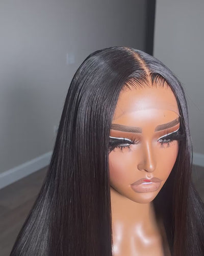 HD Lace Frontal Straight Natural Black Wig