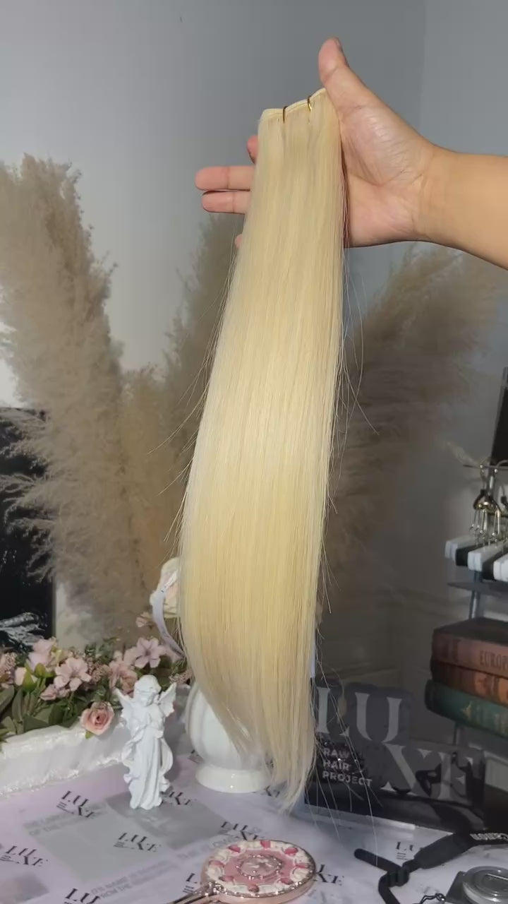 Cream Blonde Raw Hair Bundle