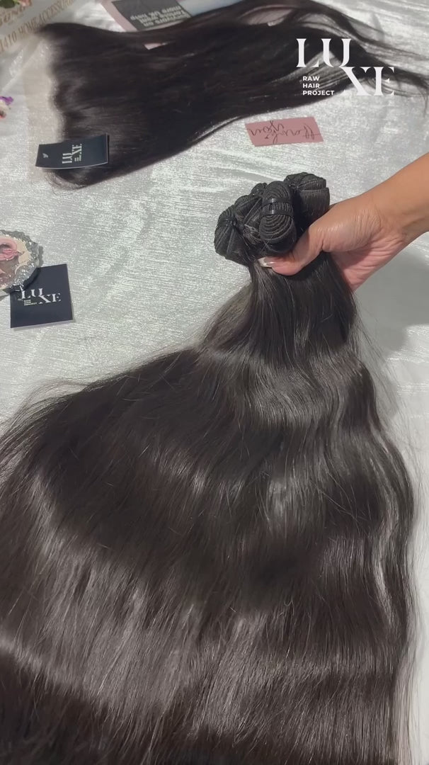Raw Hair Natural Black Straight 10"-30"
